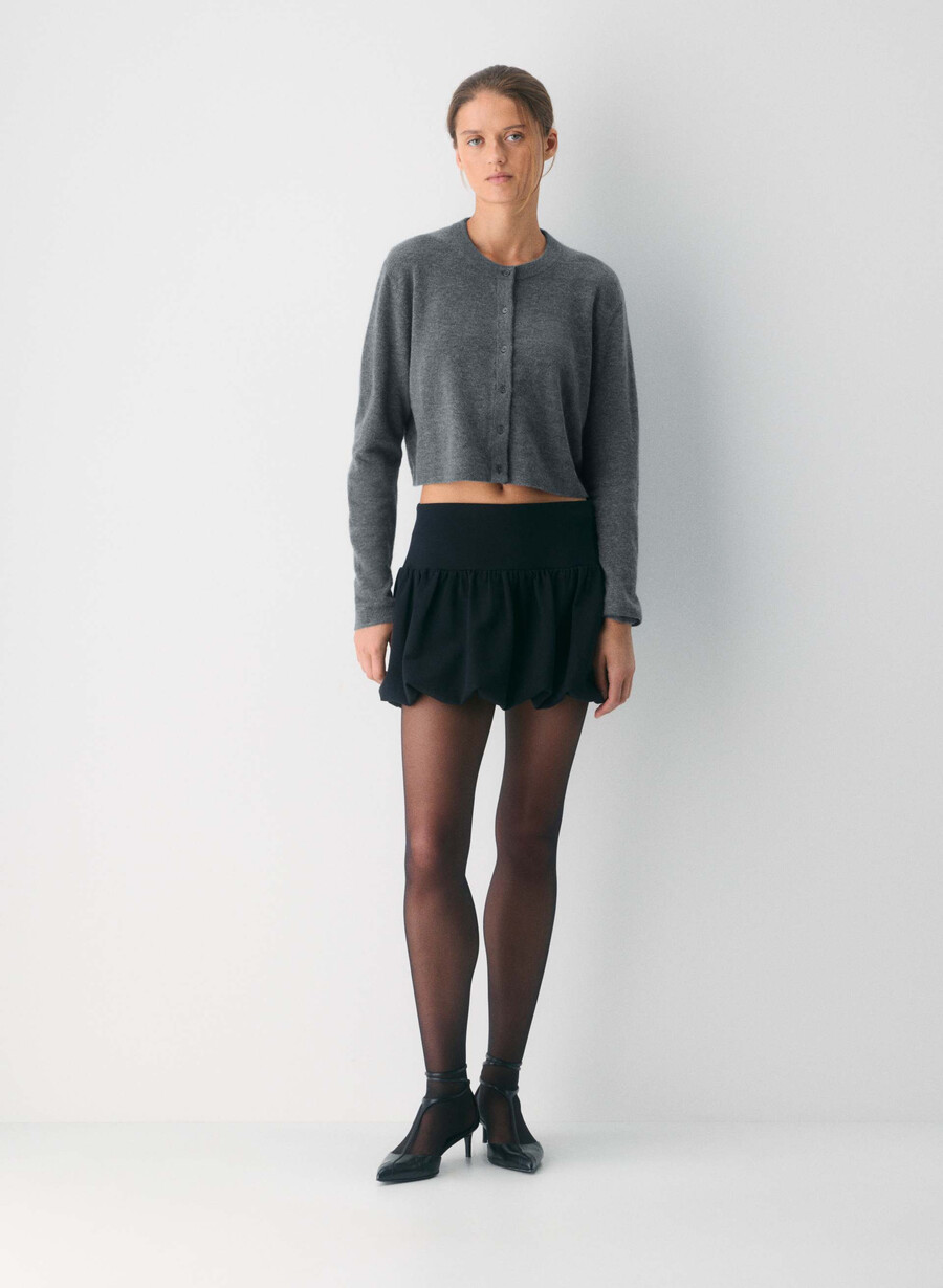 cardigan softspoke sicily gri Închis melanjat