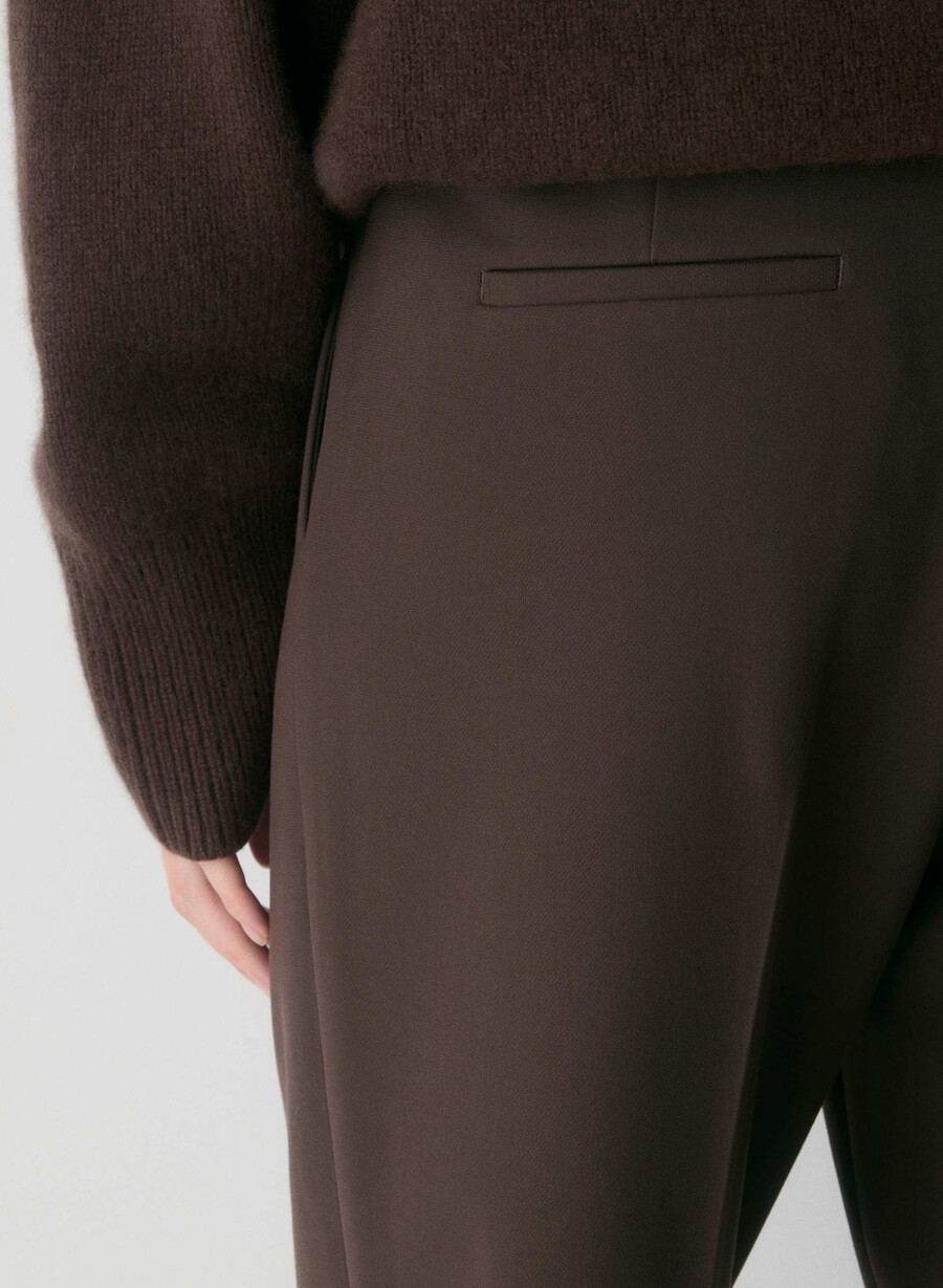 pantalonii fără efort - ressential maro mocha rich