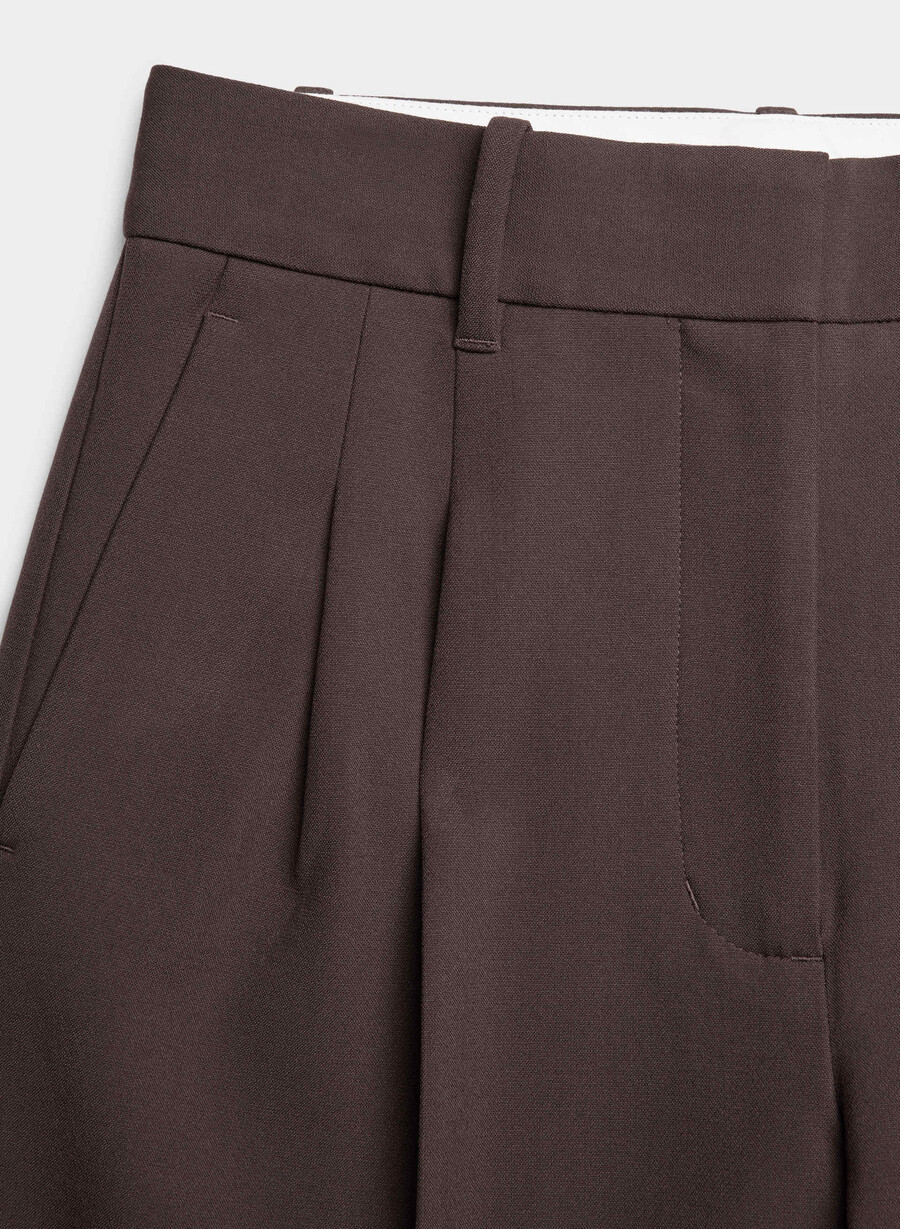 pantalonii fără efort - ressential maro mocha rich