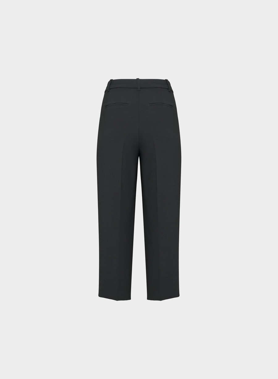 pantalonii scurți the effortless pant - crepette negri