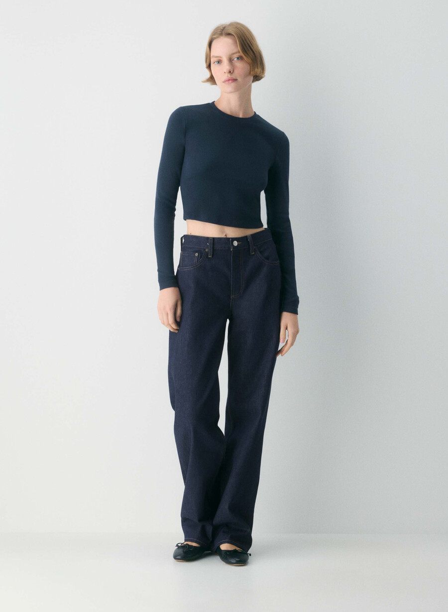 tricou cu mânecă lungă homestretch rib admiral