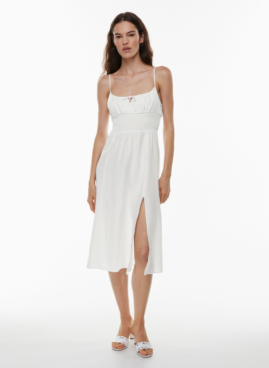 rochie genoa din in albĂ