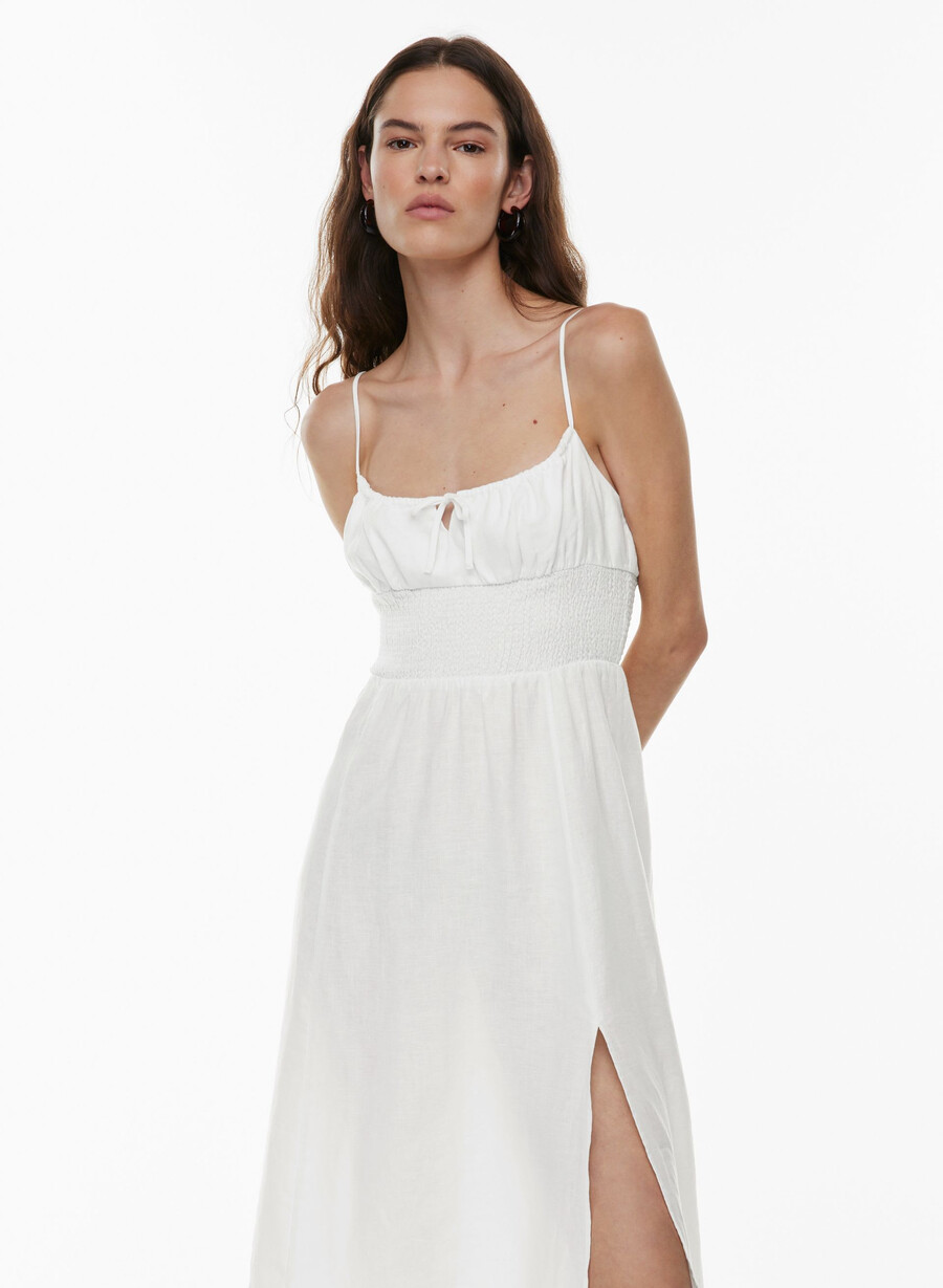 rochie genoa din in albĂ