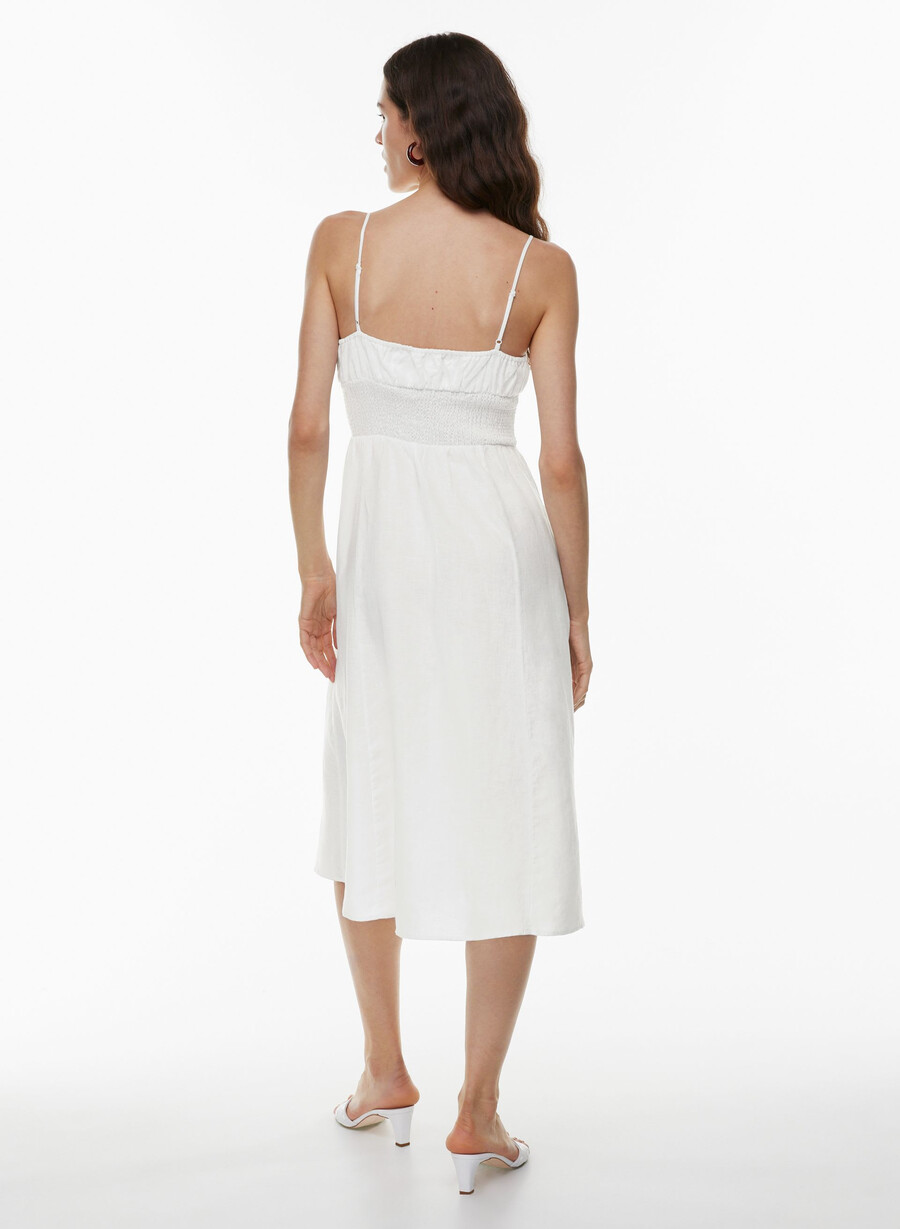 rochie genoa din in albĂ