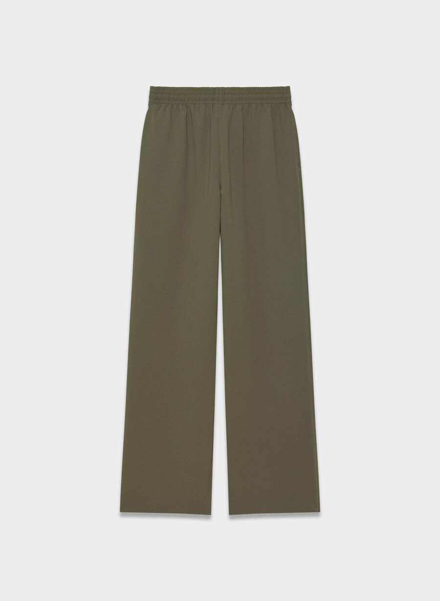 pantaloni thesis - crepette dark olive