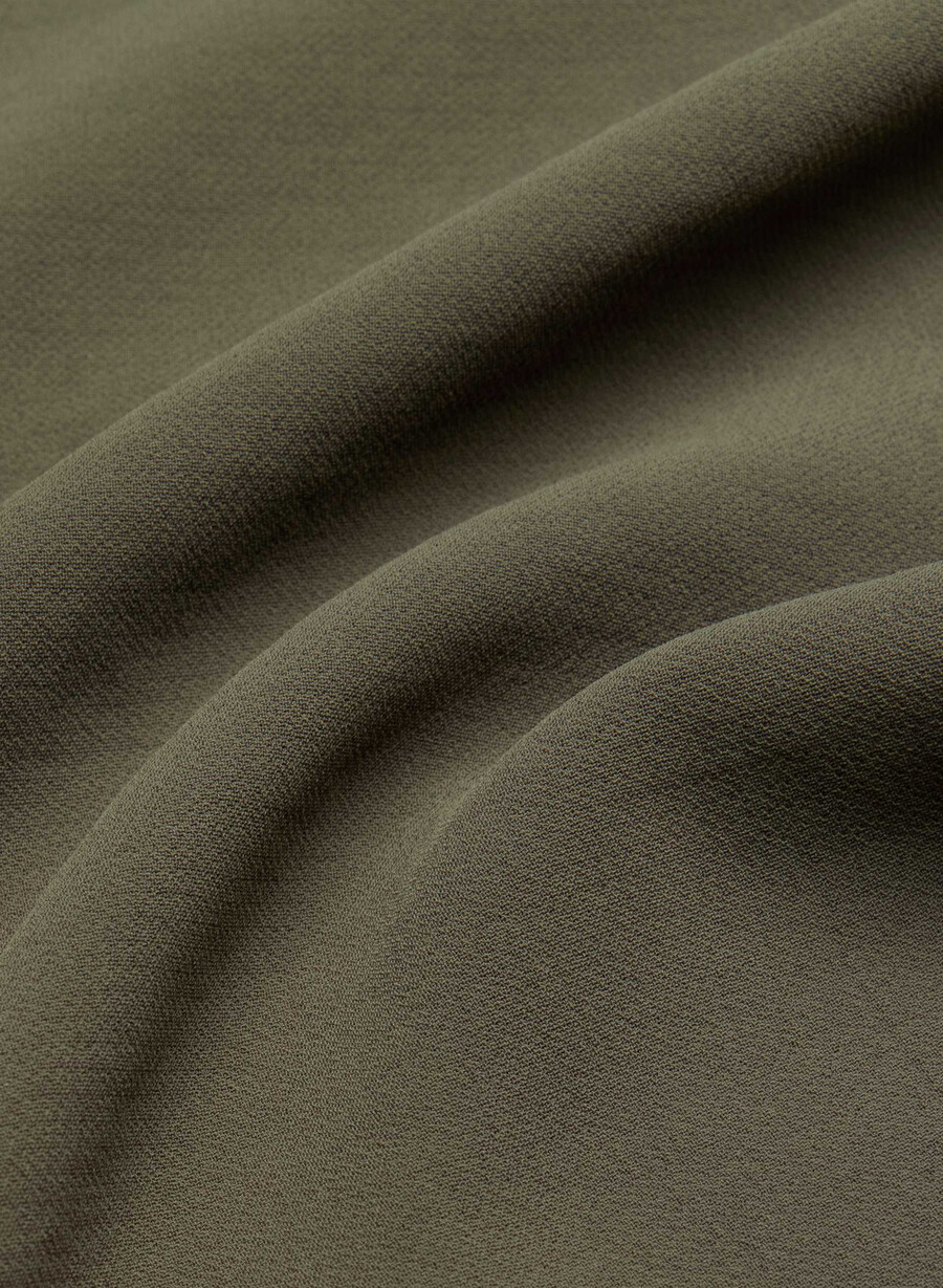 pantaloni thesis - crepette dark olive