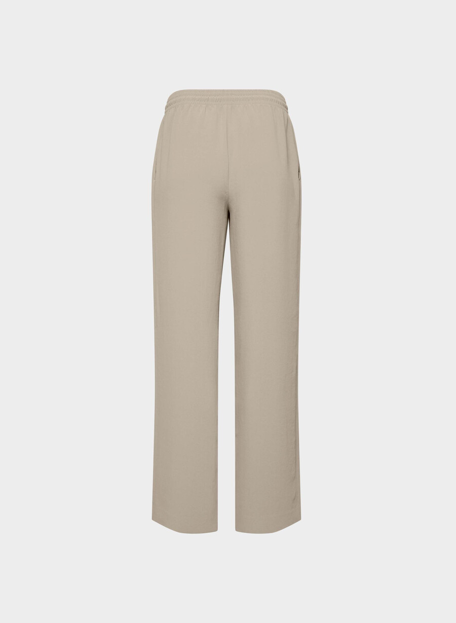 pantaloni thesis - crepette nomad taupe