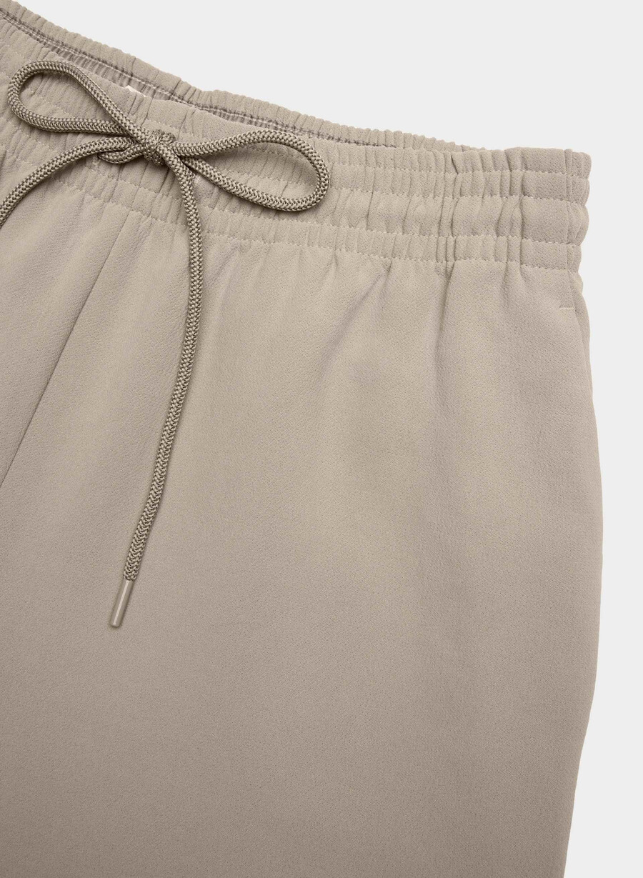 pantaloni thesis - crepette nomad taupe