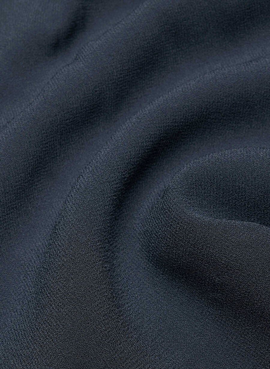 pantaloni scurți mini plisați dark navy