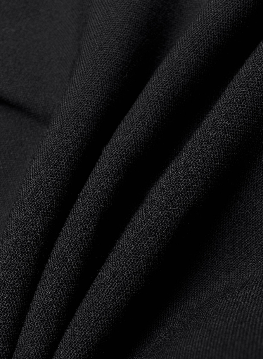 pantaloni scurți mini plisați - ressential black