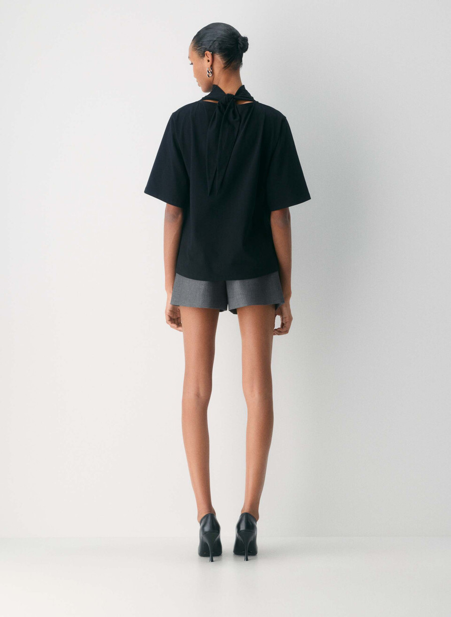 pantaloni scurți mini plisați - ressential heather charcoal