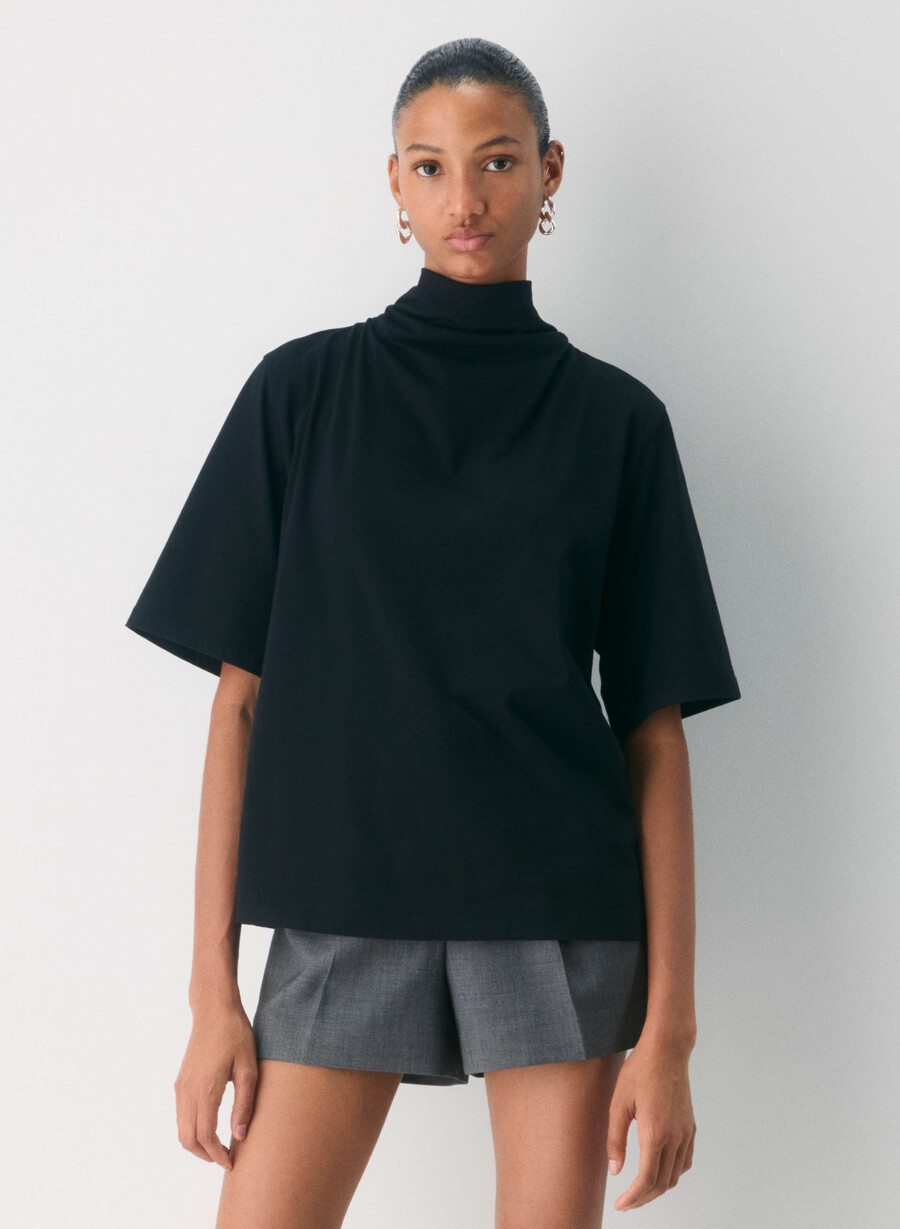 pantaloni scurți mini plisați - ressential heather charcoal