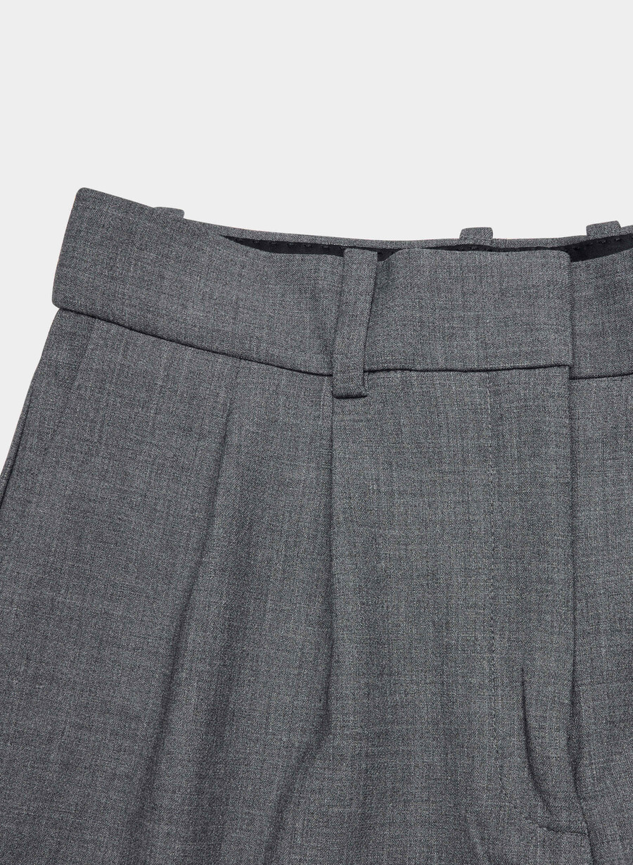 pantaloni scurți mini plisați - ressential heather charcoal