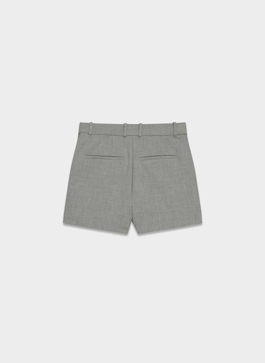 pantaloni scurți mini plisați - ressential heather dark grey