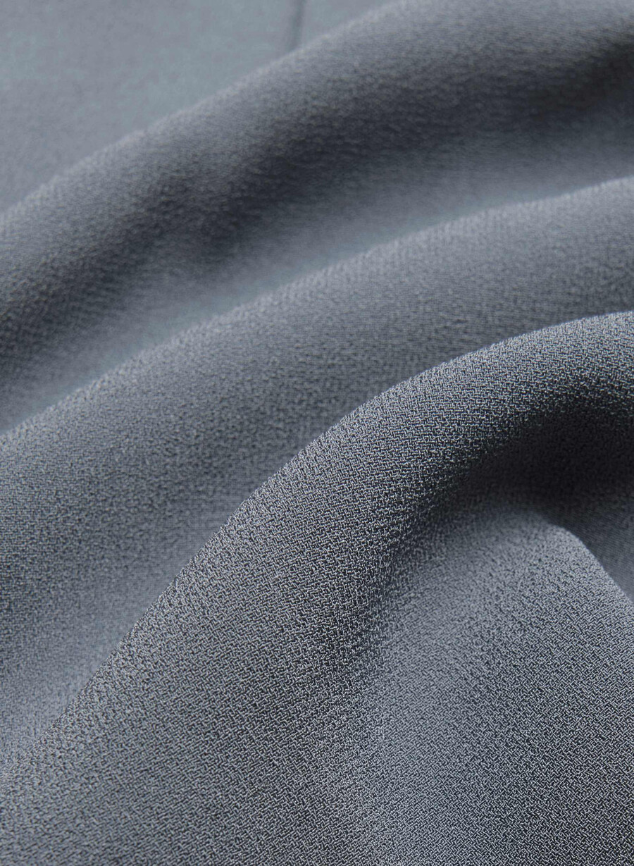 pantaloni scurți plisați la jumătatea coapsei vintage bleumarin