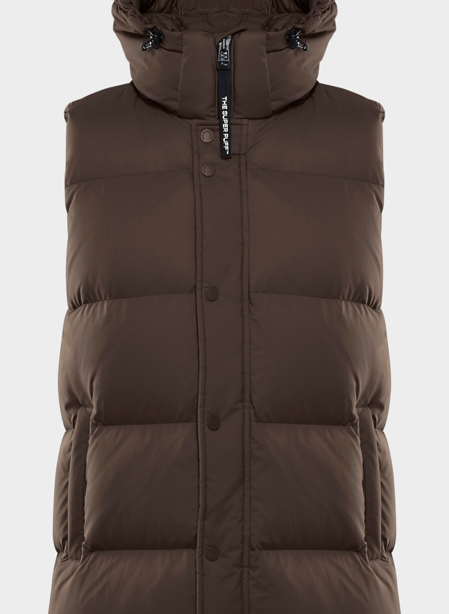 vestă the super puff mid - climatte maro mocha rich