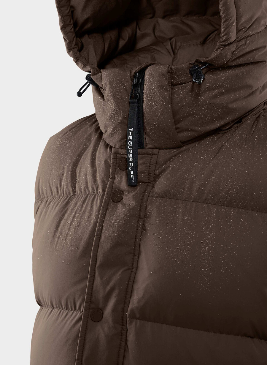 vestă the super puff mid - climatte maro mocha rich