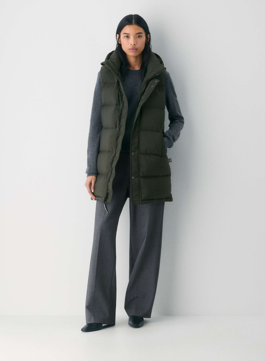 vestă the super puff mid - climatte verde flint