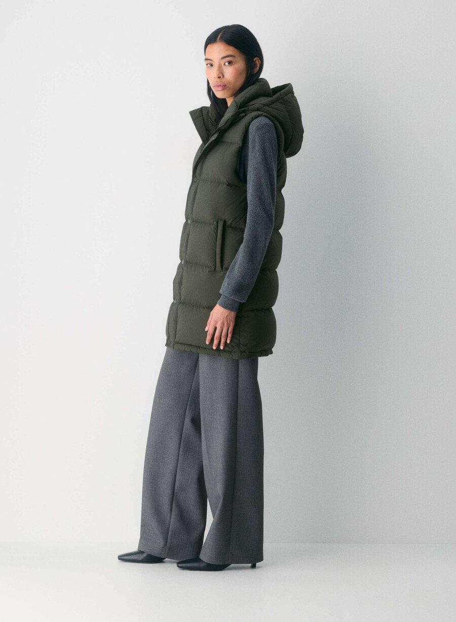 vestă the super puff mid - climatte verde flint