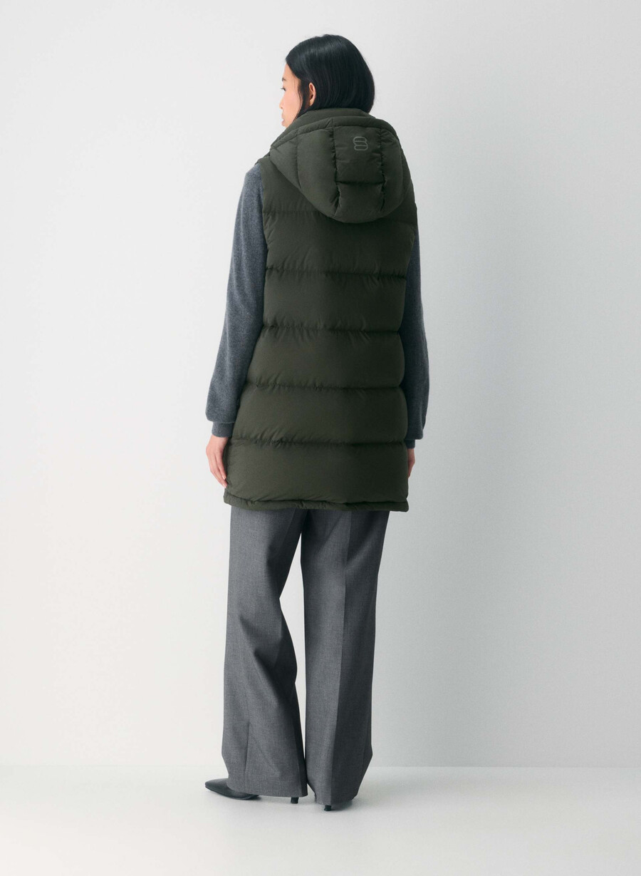 vestă the super puff mid - climatte verde flint
