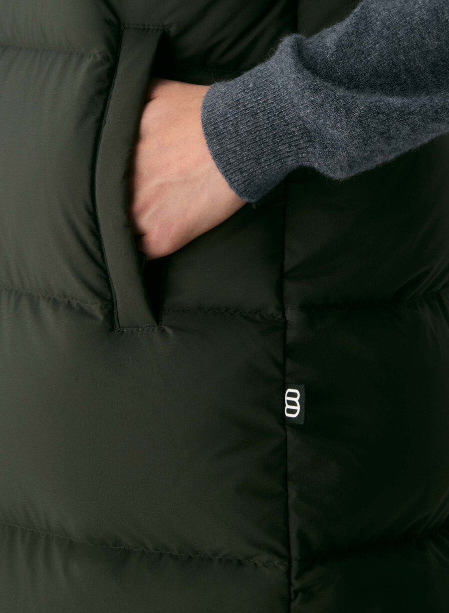 vestă the super puff mid - climatte verde flint