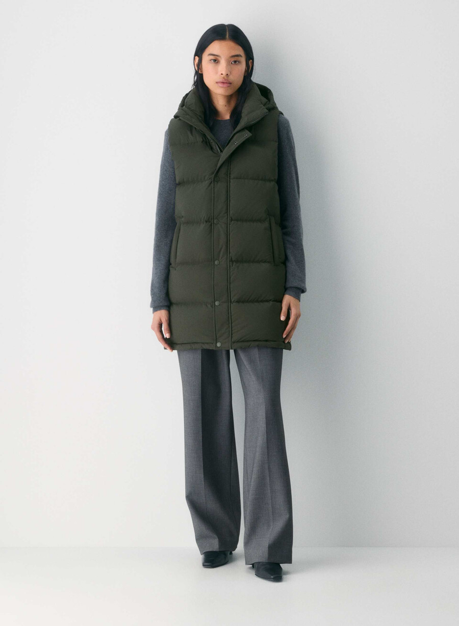 vestă the super puff mid - climatte verde flint