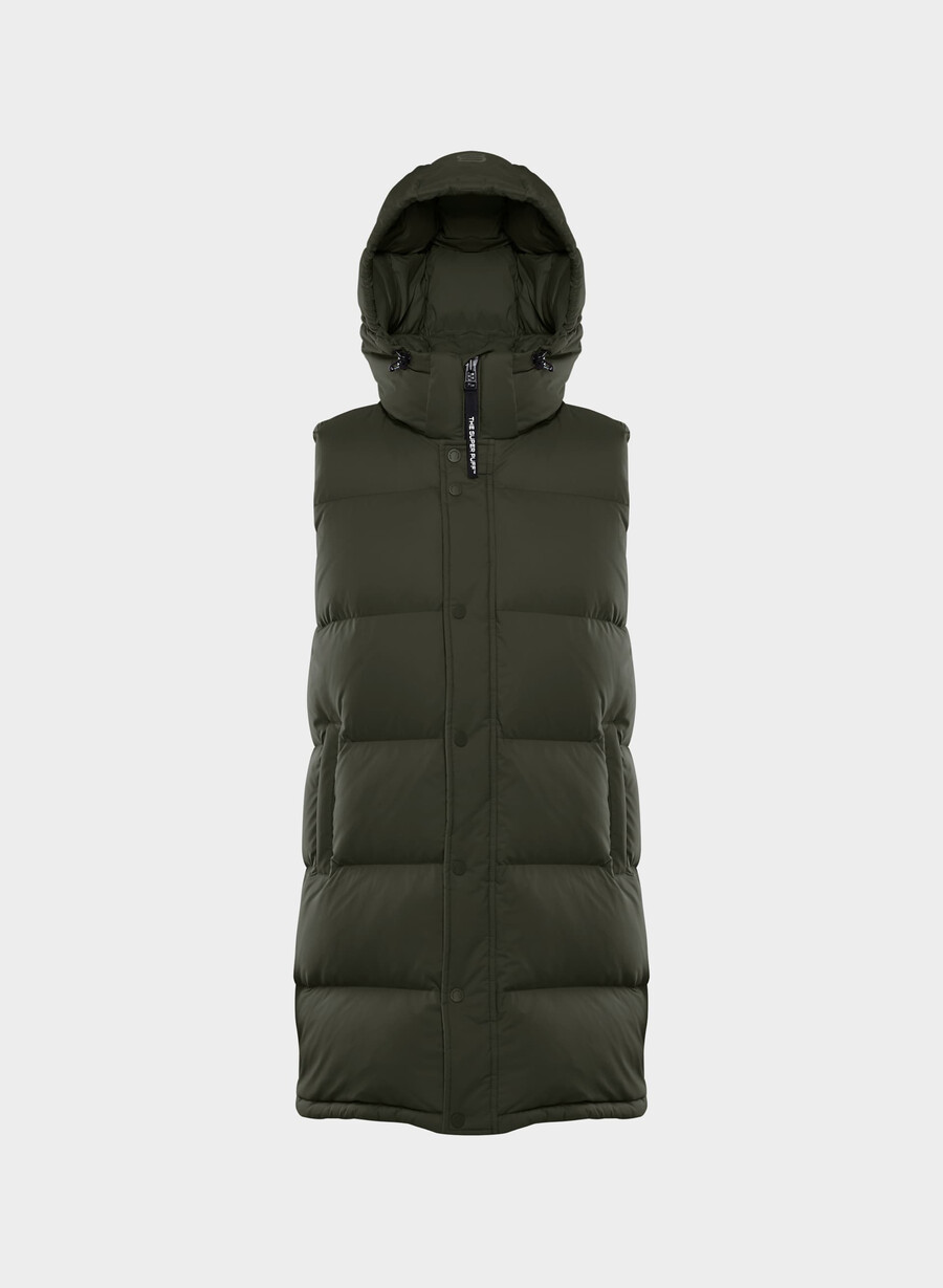 vestă the super puff mid - climatte verde flint