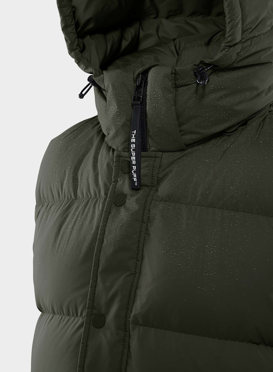 vestă the super puff mid - climatte verde flint