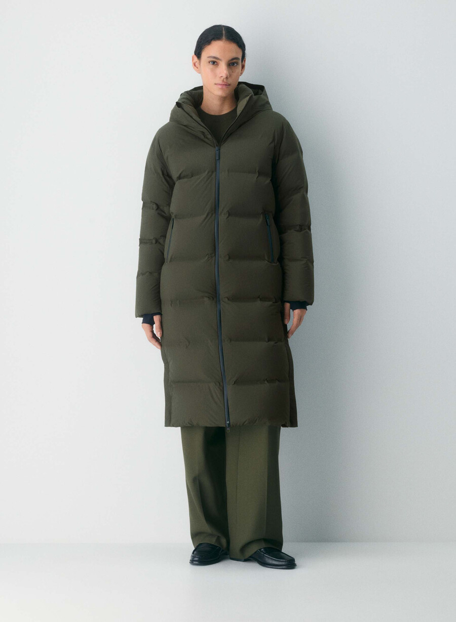 super puff₂o long - rainstop verde flint