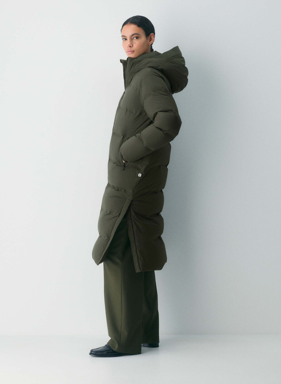 super puff₂o long - rainstop verde flint
