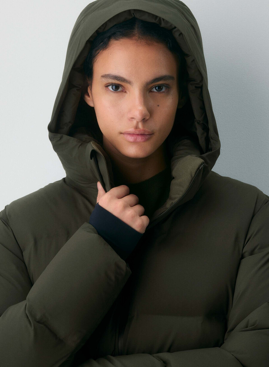 super puff₂o long - rainstop verde flint