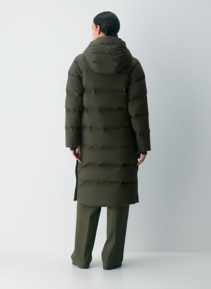 super puff₂o long - rainstop verde flint