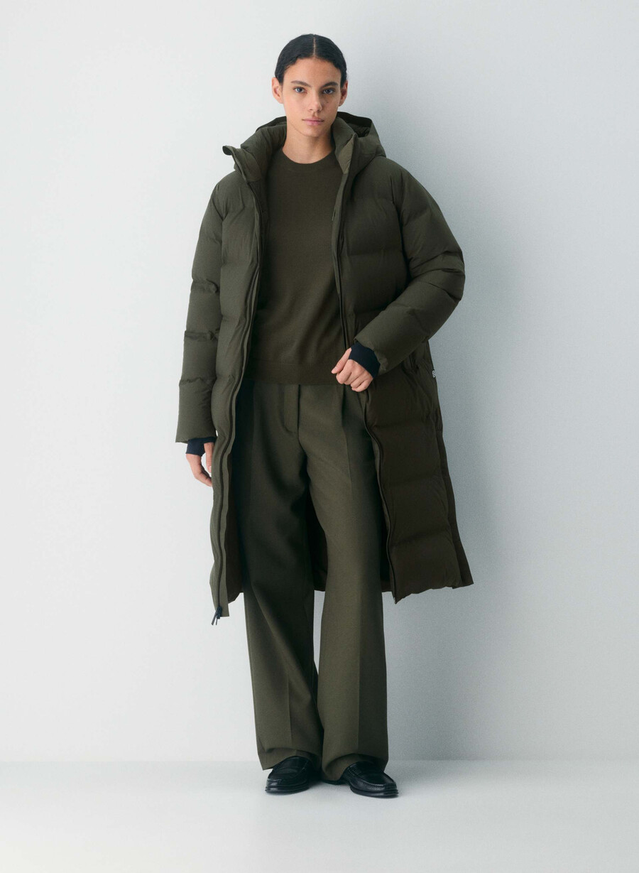 super puff₂o long - rainstop verde flint