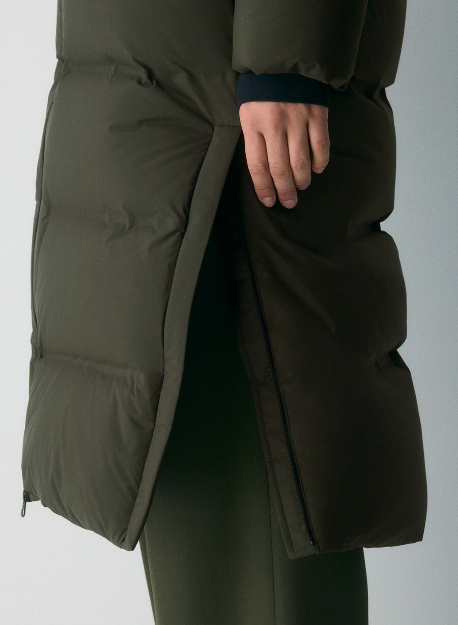 super puff₂o long - rainstop verde flint