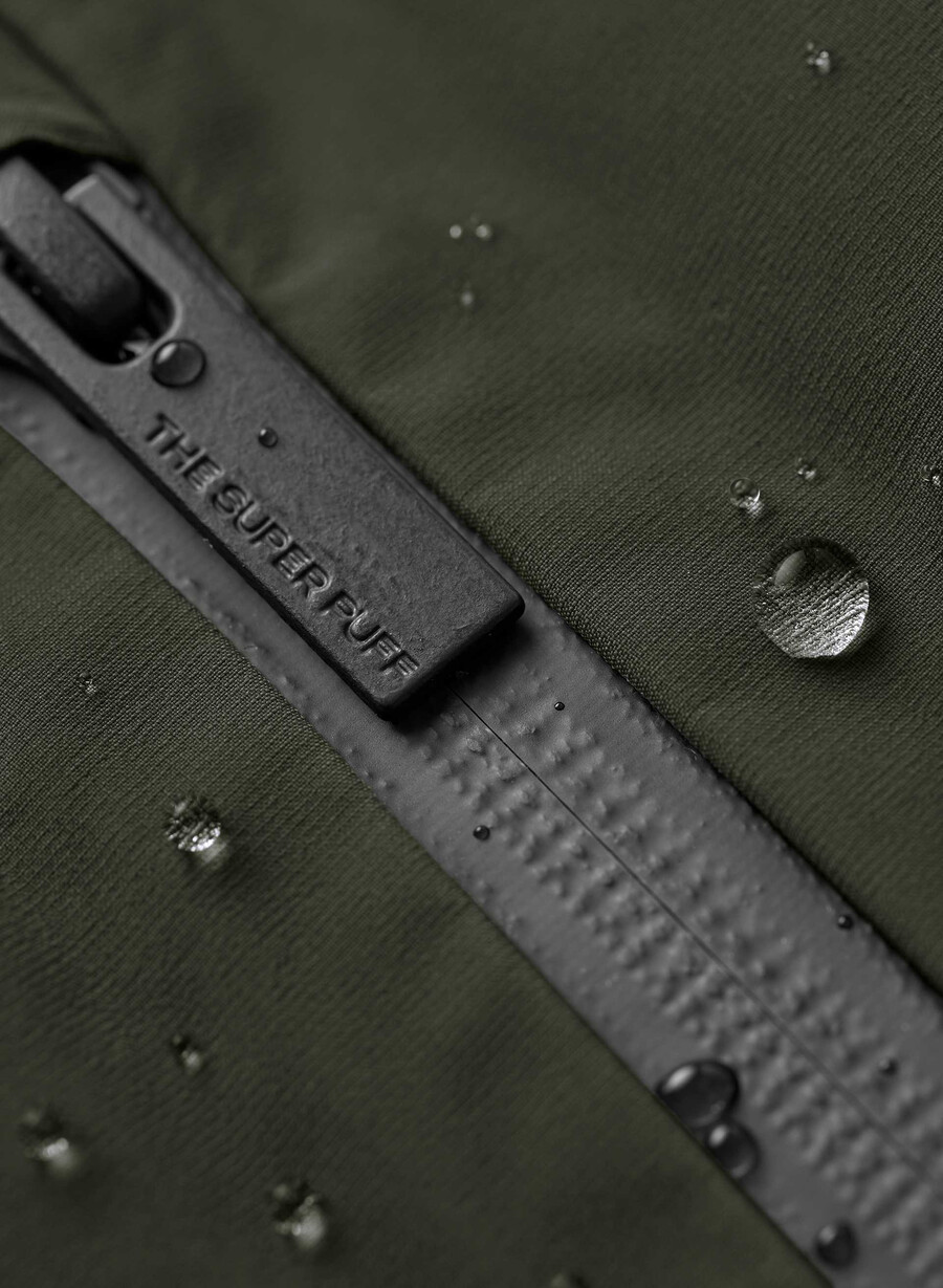 super puff₂o long - rainstop verde flint