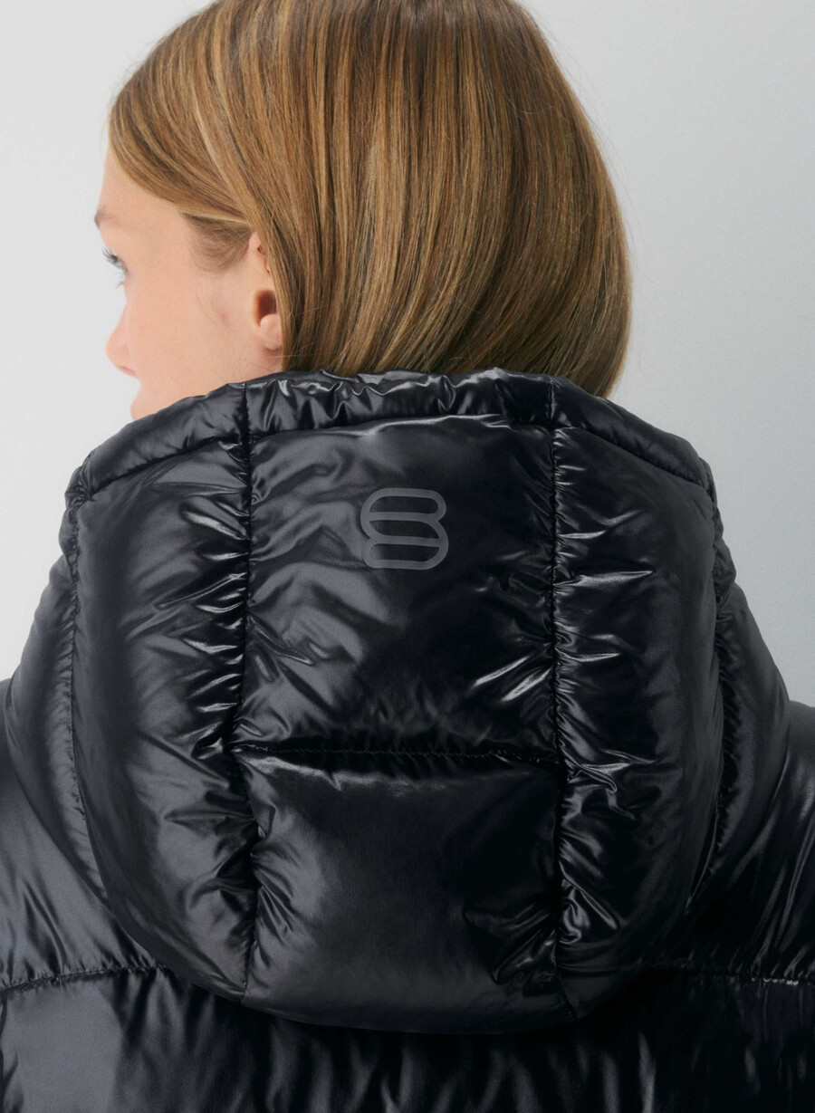 puful supersnug lung - negru lucios