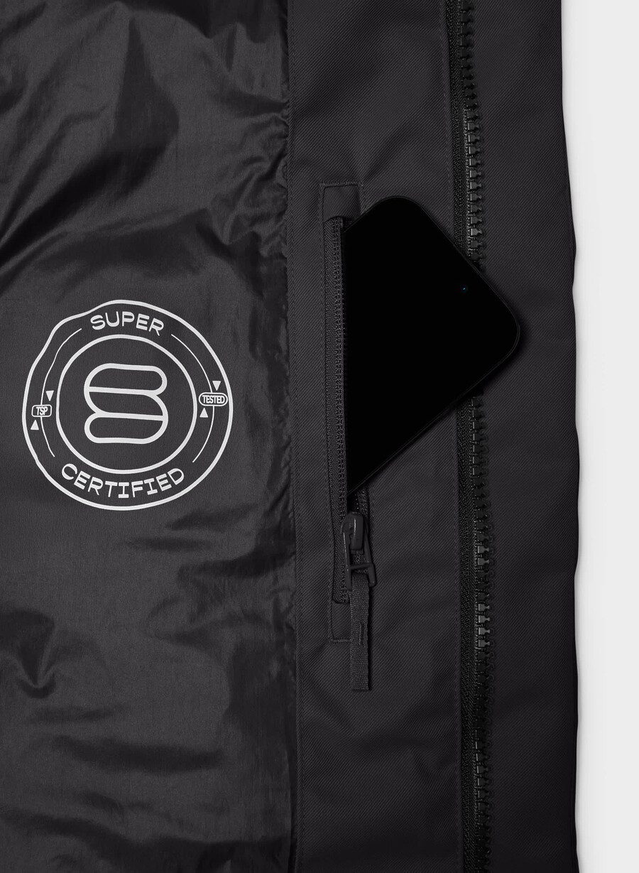 geacă super arctic parka mid - arctic twill negru