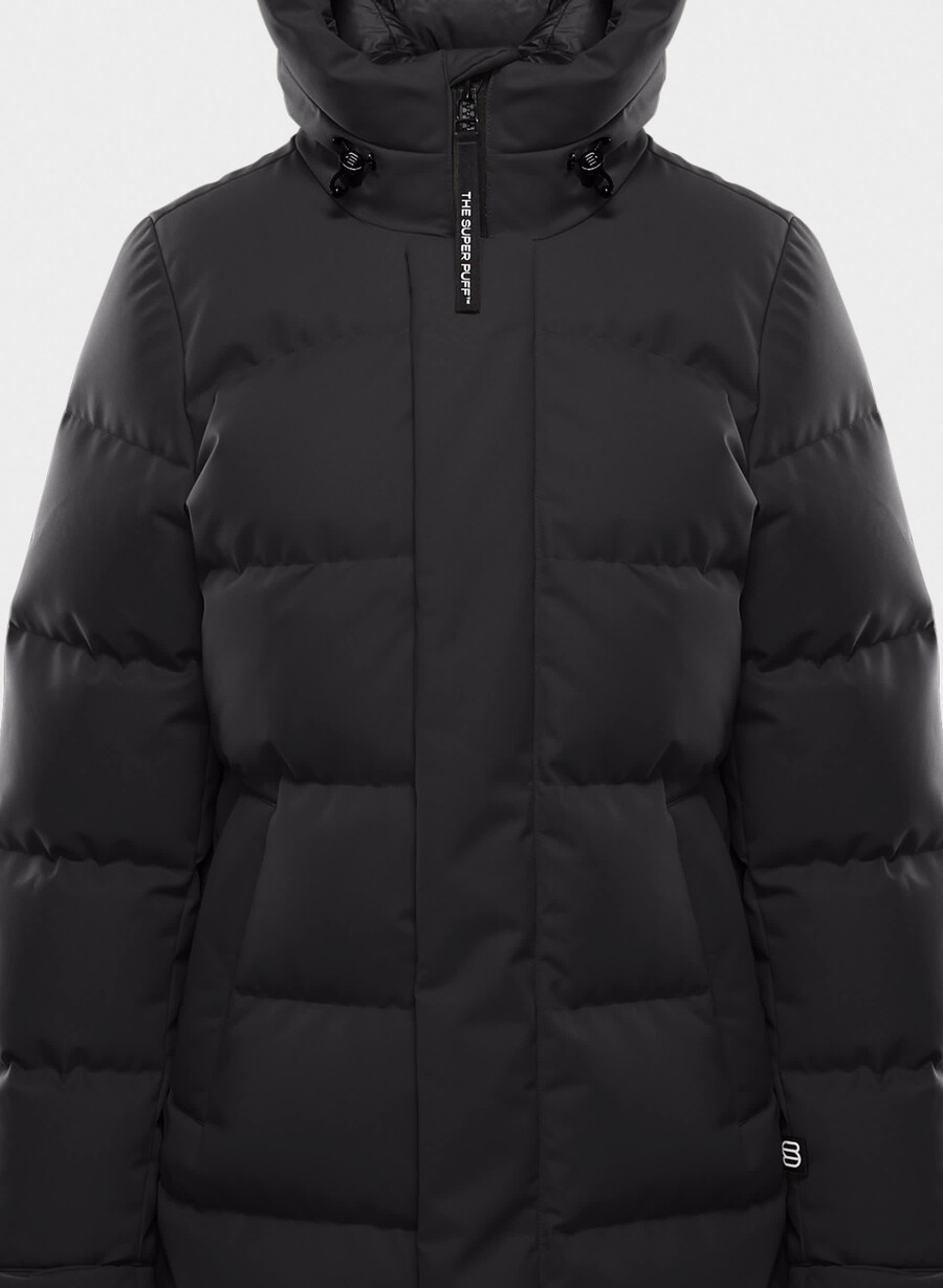 geacă super arctic parka mid - arctic twill negru