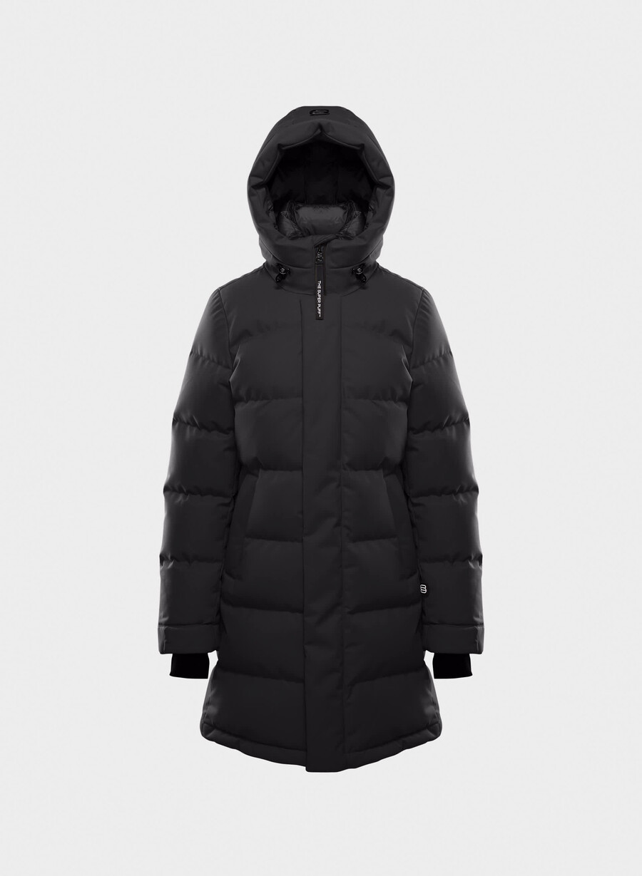 geacă super arctic parka mid - arctic twill negru
