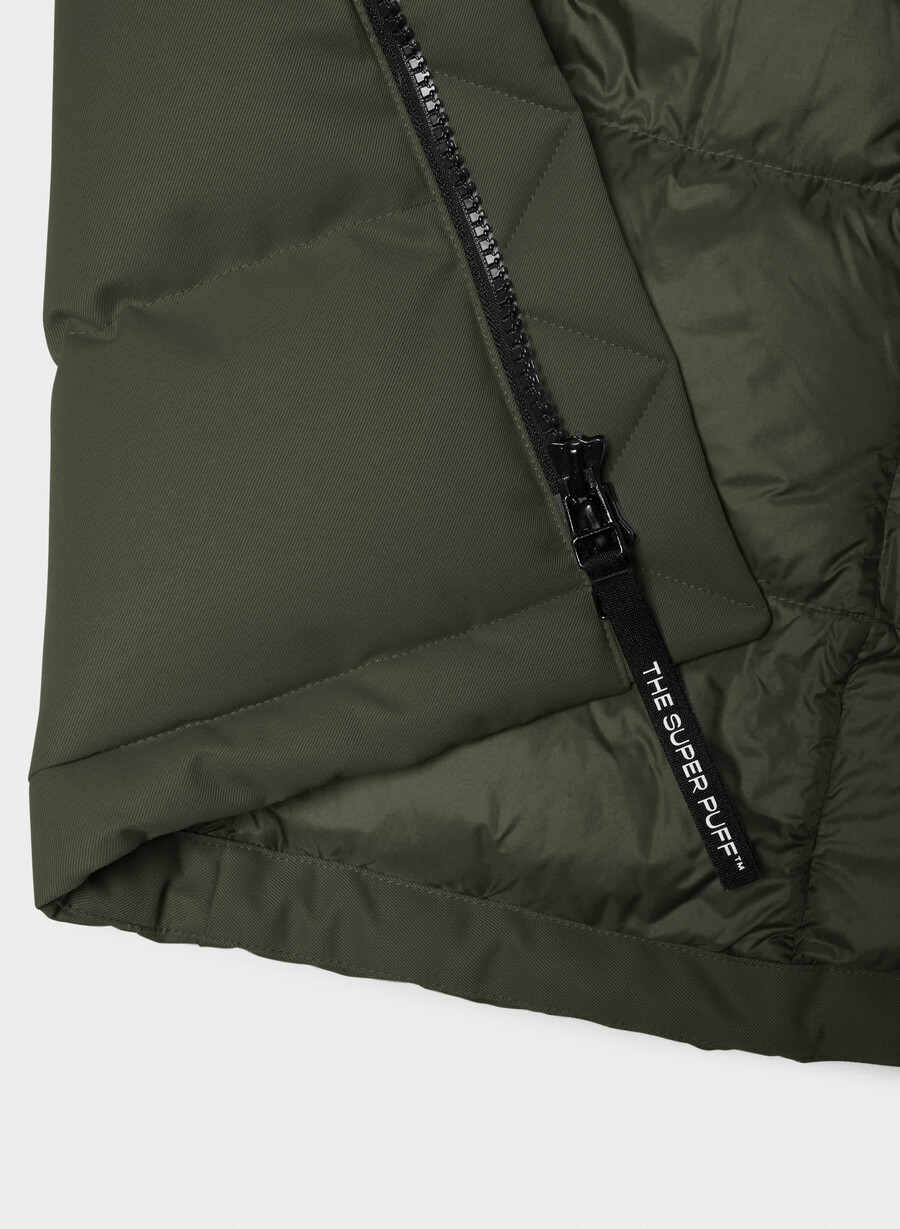 geacă super arctic parka mid - arctic twill verde flint