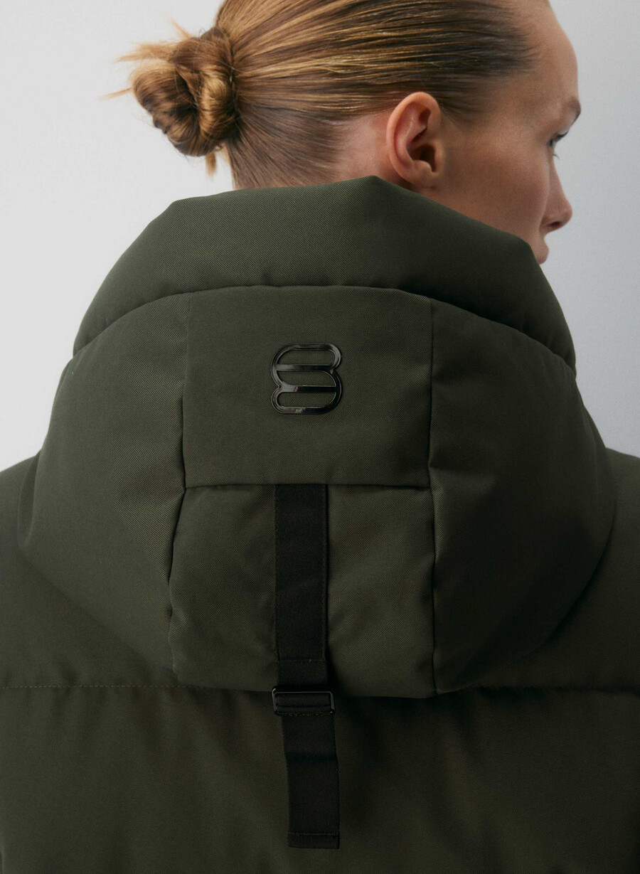 geacă super arctic parka mid - arctic twill verde flint