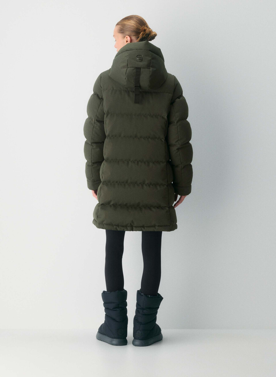 geacă super arctic parka mid - arctic twill verde flint