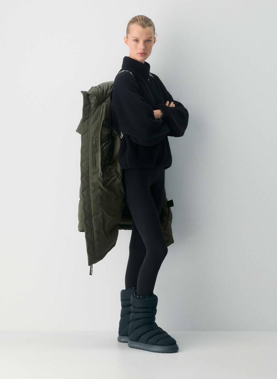 geacă super arctic parka mid - arctic twill verde flint