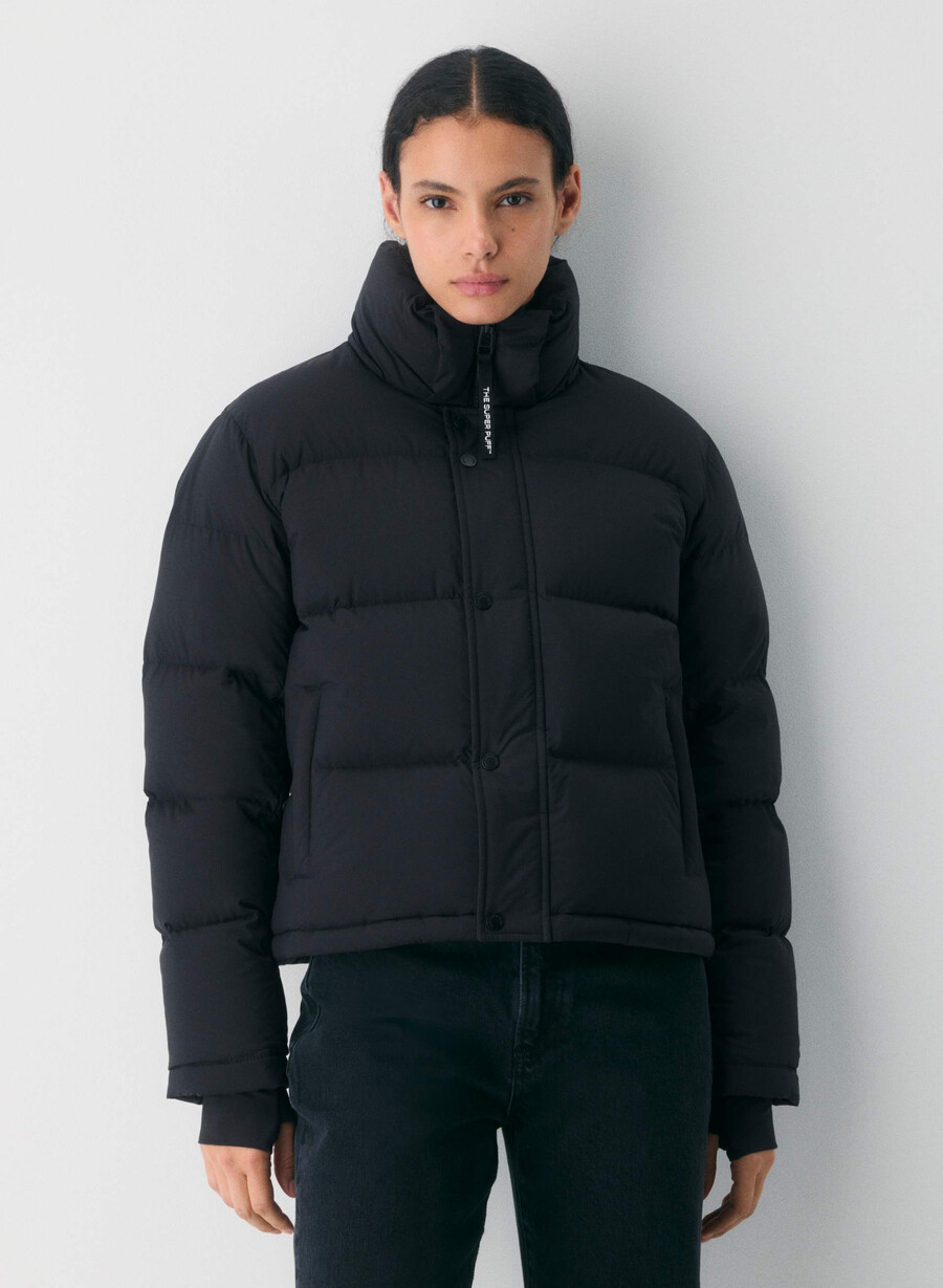 pantaloni scurți super puff - climatte negru