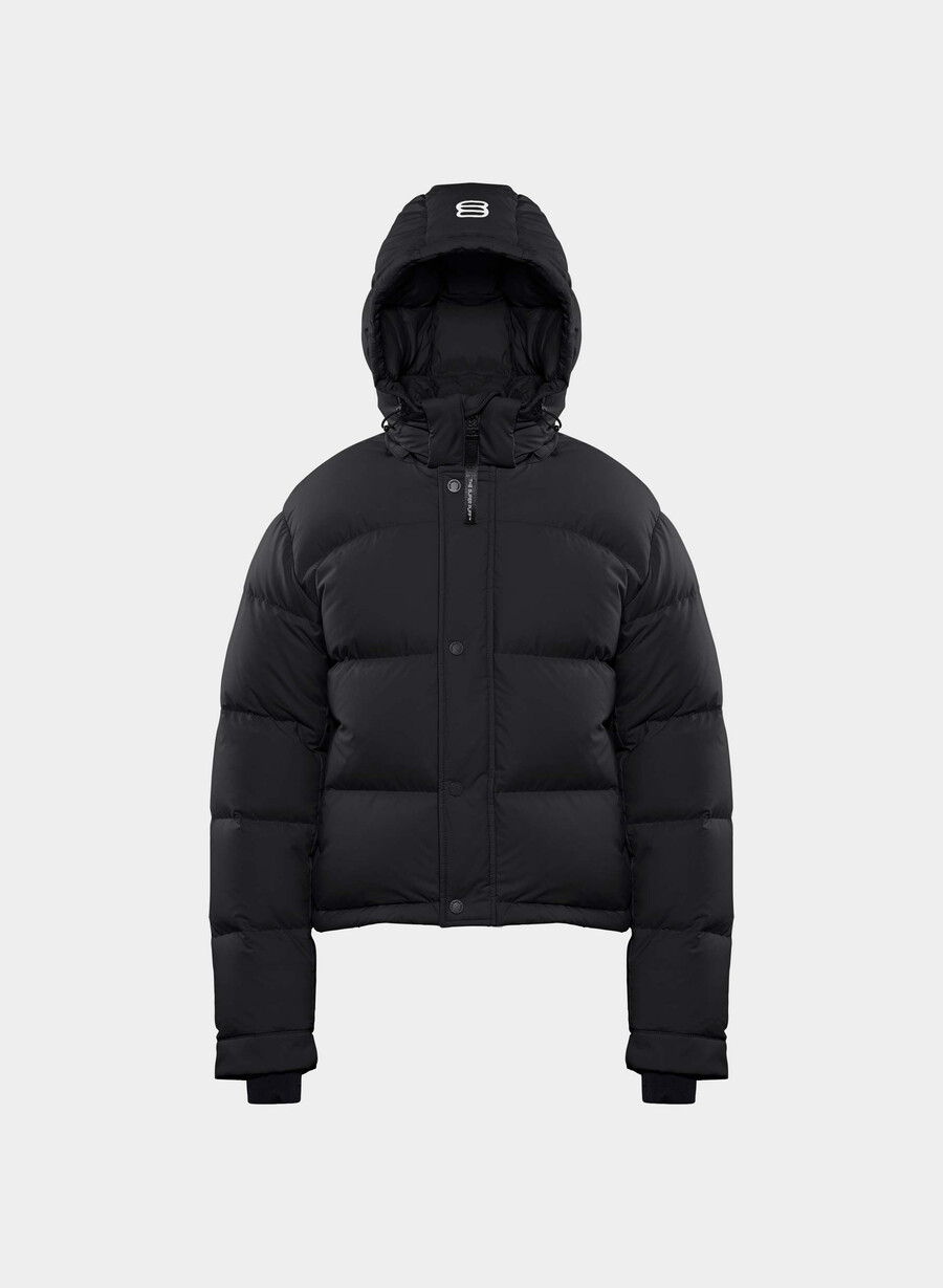 pantaloni scurți super puff - climatte negru