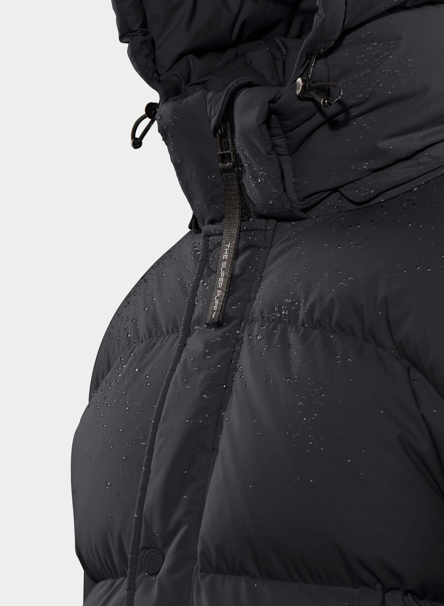 pantaloni scurți super puff - climatte negru