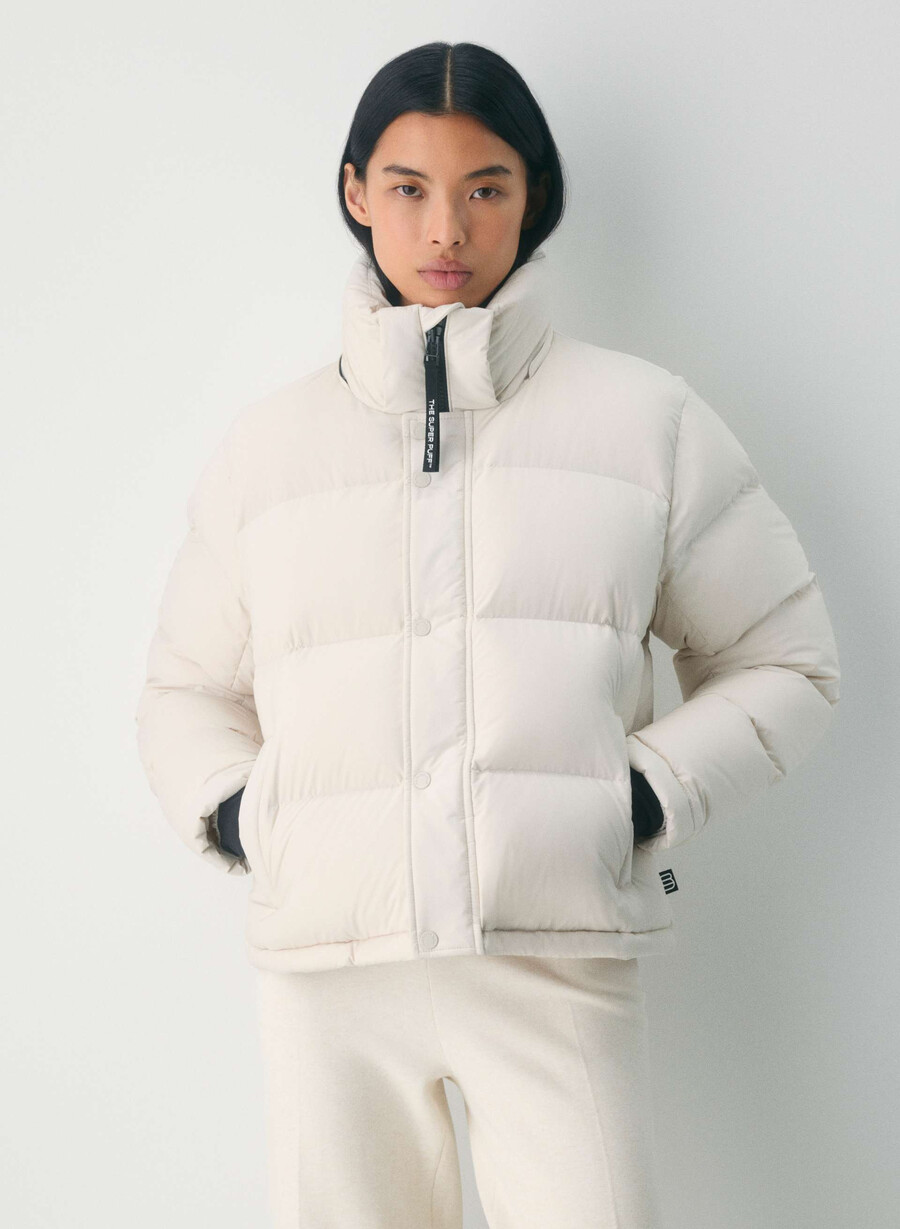 pantaloni scurți super puff - climatte matte pearl