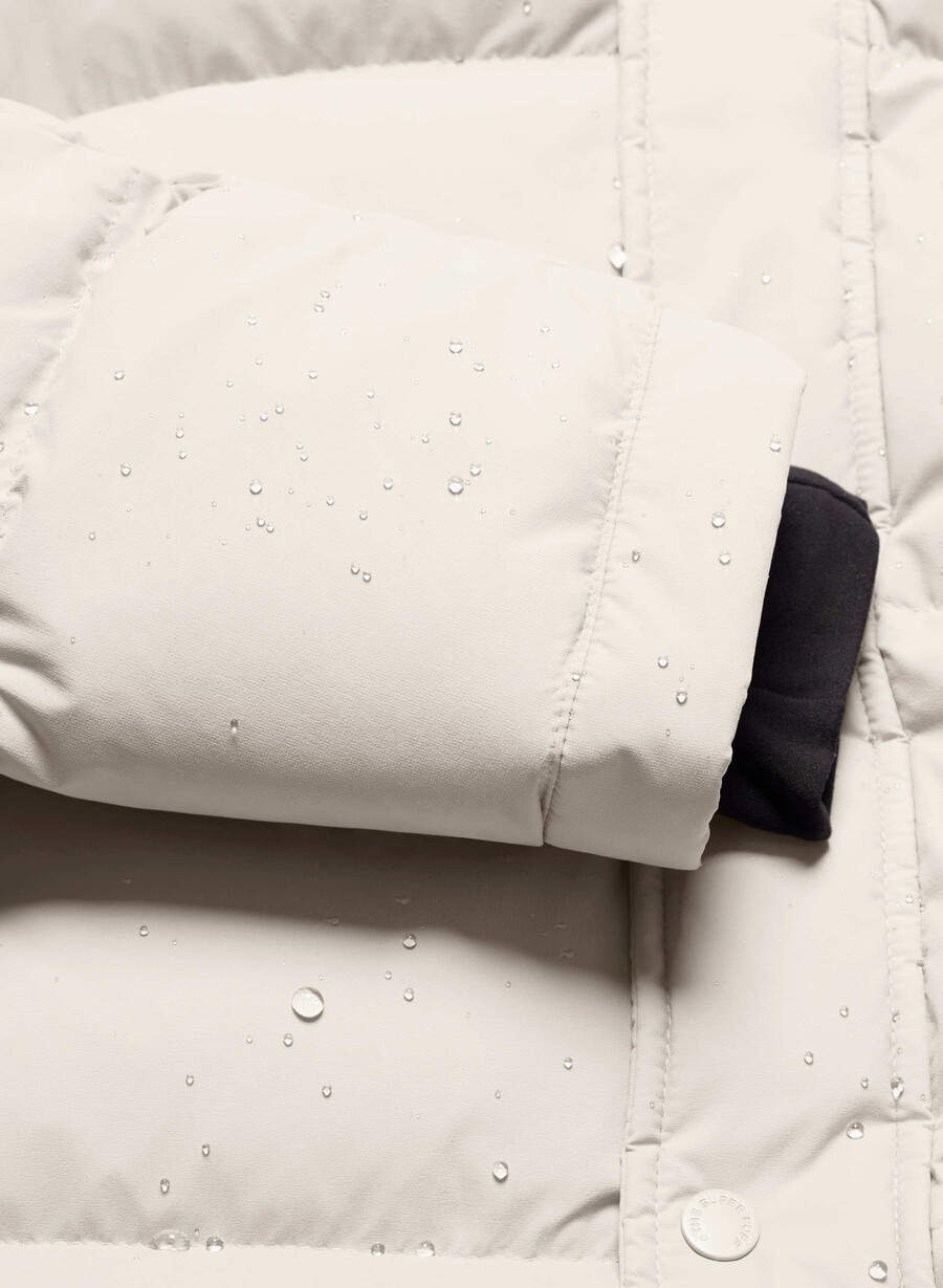 pantaloni scurți super puff - climatte matte pearl