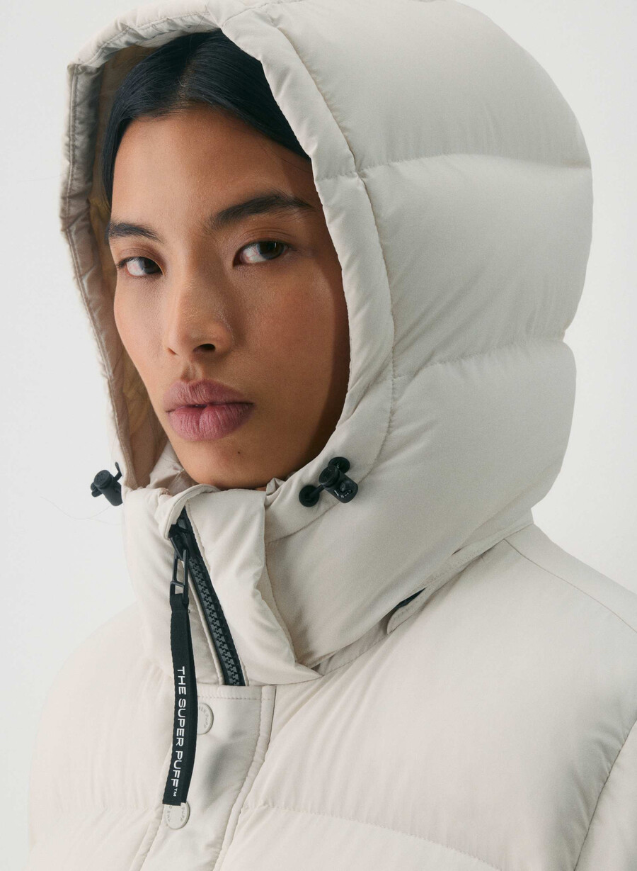 pantaloni scurți super puff - climatte matte pearl