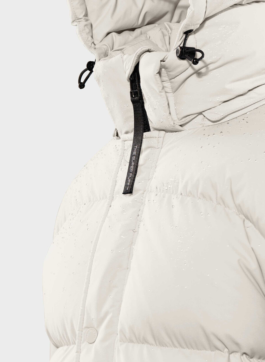 pantaloni scurți super puff - climatte matte pearl